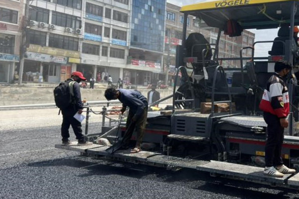 अरनिको राजमार्गको धुलिखेल-खावा सडकखण्ड विस्तार कार्य तीव्र